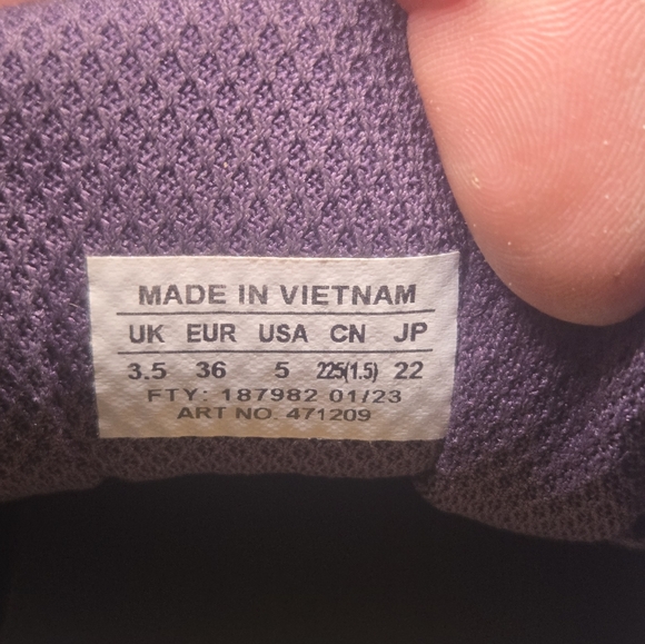 Salomon Glide Max TR Trail Running Shoes Womens Sz 5 Hiking Sneakers Purple. - Picture 9 of 9